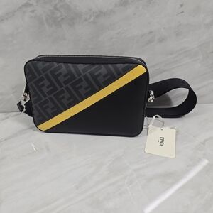 Fendi Black and Yellow Crossbody Bag